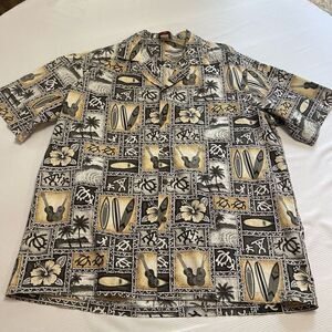 Pacific Legend VTG Short Sleeve Button Up Shirt Size XL